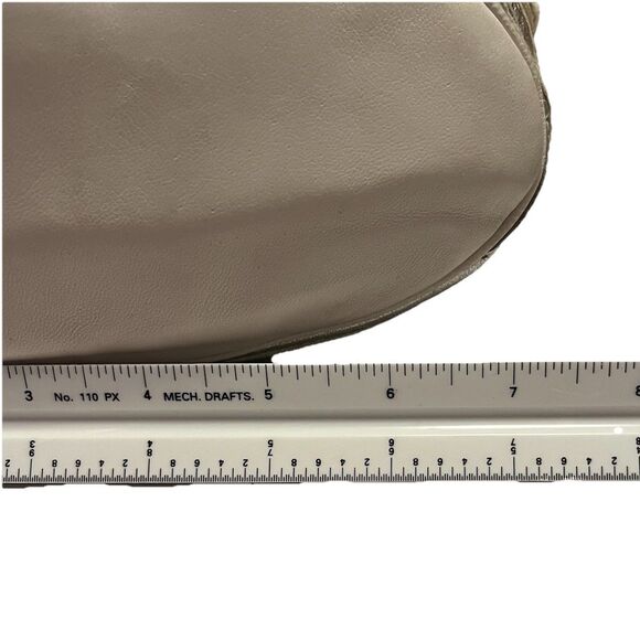 Vintage Sharif Bucket Bag Made in USA Striped Metallic Leather Shoulder Bag - Picture 10 of 13